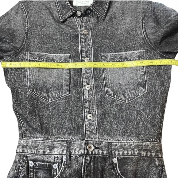 rag & bone Liquid Miramar Tencel Denim Shirt Dress Size Small like-new condition - Picture 12 of 12